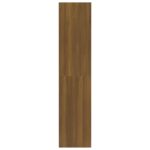vidaXL Knižnica/deliaca stena, hnedý dub 80x30x135cm, kompozitné drevo – Obrázok 6