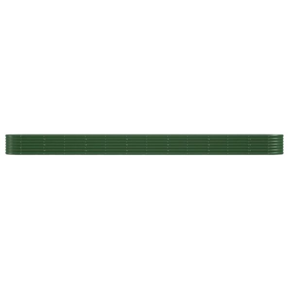 VXL8720286856413_g_en_hd_1.jpg vidaXL Vyvýšený záhradný záhon práškovaná oceľ 512x80x36 cm zelený – Obrázok 3