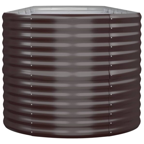 VXL8720286856734_g_en_hd_2.jpg vidaXL Vyvýšený záhradný záhon práškovaná oceľ 440x80x68 cm hnedý – Obrázok 4