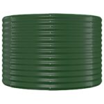 vidaXL Vyvýšený záhradný záhon pozinkovaná oceľ 175x100x68 cm zelený – Obrázok 4