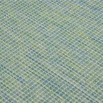 vidaXL Vonkajší koberec s plochým tkaním 160x230 cm tyrkysový – Obrázok 5