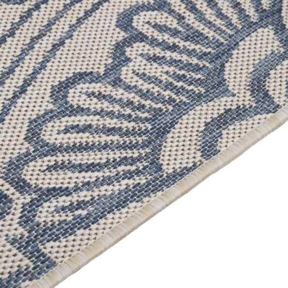 VXL8720286875124_g_en_hd_3.jpg vidaXL Vonkajší koberec s plochým tkaním 160x230 cm modrý vzorovaný – Obrázok 4