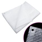 vidaXL Plachta Leno 140 g/m² 3x5 m biela