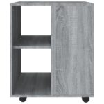vidaXL Skrinka na kolieskach sivá sonoma 60x53x72 cm spracované drevo – Obrázok 5