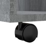vidaXL Skrinka na kolieskach sivá sonoma 60x53x72 cm spracované drevo – Obrázok 8