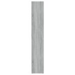 vidaXL CD skrinky 2 ks sivý dub sonoma 21x16x93,5 cm spracované drevo – Obrázok 5
