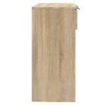 vidaXL Konzolový stolík dub sonoma 90x36x75 cm spracované drevo – Obrázok 7