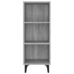 vidaXL Komoda sivý dub sonoma 34,5x32,5x90 cm kompozitné drevo – Obrázok 5