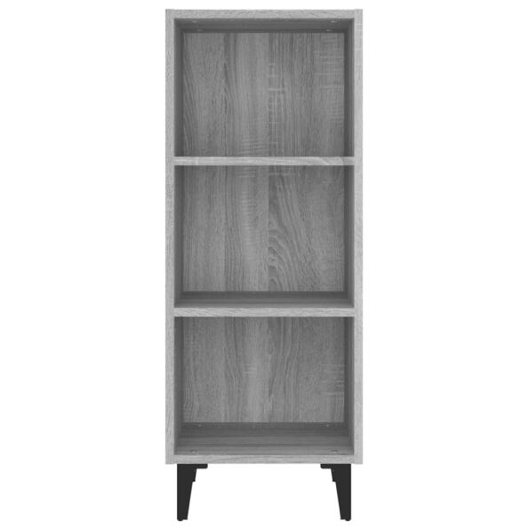 vidaXL Komoda sivý dub sonoma 34,5x32,5x90 cm kompozitné drevo – Obrázok 5