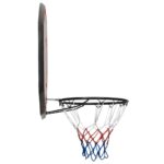 vidaXL Basketbalová doska čierna 109x71x3 cm polyetén – Obrázok 3