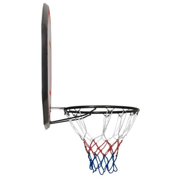 vidaXL Basketbalová doska čierna 109x71x3 cm polyetén – Obrázok 3