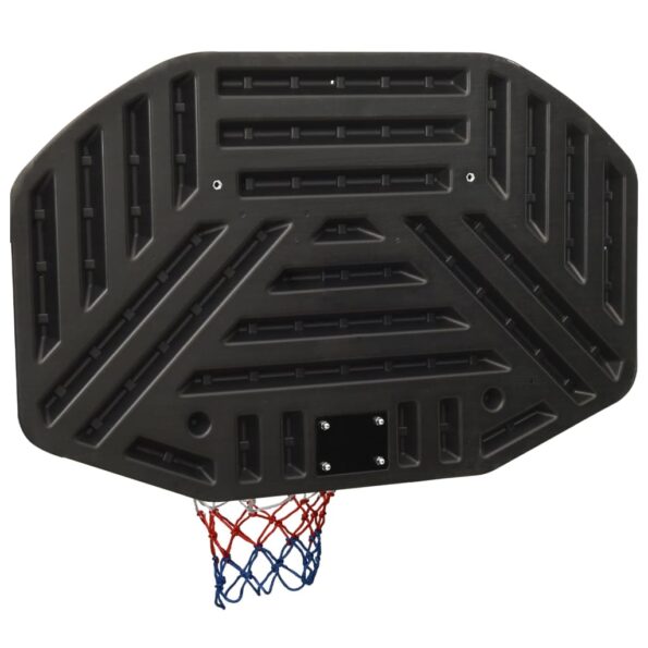 vidaXL Basketbalová doska čierna 109x71x3 cm polyetén – Obrázok 4