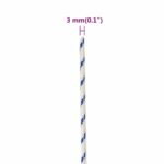 vidaXL Lodné lano biele 3 mm 250 m polypropylén – Obrázok 6