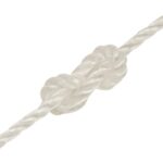 vidaXL Pracovné lano biele 6 mm 100 m polypropylén – Obrázok 5