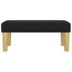 vidaXL Lavička čierna 70x30x30 cm látka – Obrázok 3