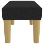 vidaXL Lavička čierna 70x30x30 cm látka – Obrázok 4