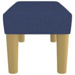 vidaXL Lavička modrá 70x30x30 cm látka – Obrázok 4