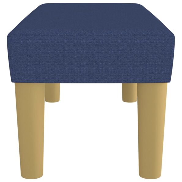 vidaXL Lavička modrá 70x30x30 cm látka – Obrázok 4