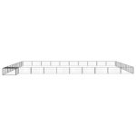 vidaXL Ohrádka pre psov 40 panelov čierna 100x50 cm práškovaná oceľ – Obrázok 3