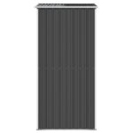 vidaXL Záhradná kôlňa antracitová 192x108x223 cm pozinkovaná oceľ – Obrázok 4