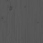 vidaXL Konferenčný stolík sivý 45x45x30 cm borovicový masív – Obrázok 5
