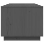 vidaXL Konferenčný stolík sivý 100x50x41 cm masívna borovica – Obrázok 7