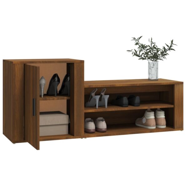 VXL8720287221951_g_en_hd_2.jpg vidaXL Botník hnedý dub 130x35x54 cm spracované drevo – Obrázok 4