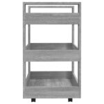 vidaXL Kuchynský vozík sivý dub sonoma 60x45x80 cm spracované drevo – Obrázok 6