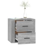 vidaXL Nástenný nočný stolík sivý dub sonoma 50x36x47 cm – Obrázok 5