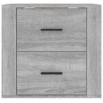 vidaXL Nástenný nočný stolík sivý dub sonoma 50x36x47 cm – Obrázok 6
