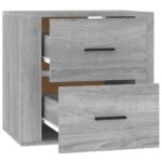 vidaXL Nástenný nočný stolík sivý dub sonoma 50x36x47 cm – Obrázok 8