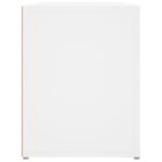 vidaXL Regál na topánky biely 100x35x45 cm spracované drevo – Obrázok 6