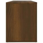 vidaXL Botník hnedý dub 100x35x45 cm spracované drevo – Obrázok 6