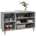 vidaXL Botník sivý dub sonoma 102x36x60 cm spracované drevo – Obrázok 4