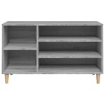 vidaXL Botník sivý dub sonoma 102x36x60 cm spracované drevo – Obrázok 5