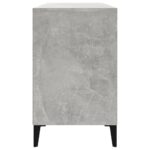 vidaXL Botník betónovo sivý 102x36x60 cm spracované drevo – Obrázok 6
