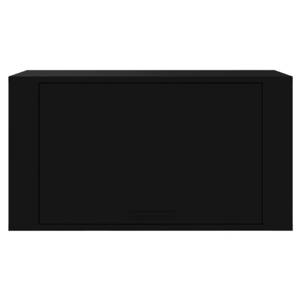 vidaXL Nástenný botník čierny 70x35x38 cm spracované drevo – Obrázok 5