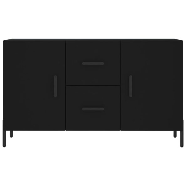 vidaXL Komoda, čierna 100x36x60 cm, kompozitné drevo – Obrázok 6