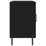 vidaXL Komoda, čierna 100x36x60 cm, kompozitné drevo – Obrázok 7