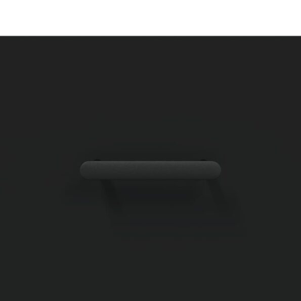 vidaXL Komoda, čierna 100x36x60 cm, kompozitné drevo – Obrázok 9