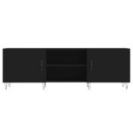 vidaXL TV skrinka čierna 150x30x50 cm kompozitné drevo – Obrázok 5