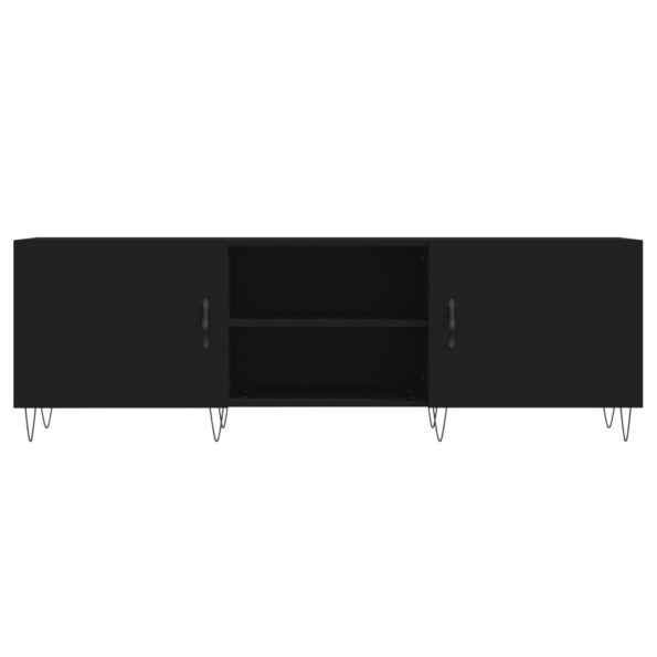 vidaXL TV skrinka čierna 150x30x50 cm kompozitné drevo – Obrázok 5