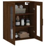 vidaXL Nástenná skrinka hnedý dub 69,5x34x90 cm – Obrázok 5
