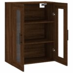 vidaXL Nástenná skrinka hnedý dub 69,5x34x90 cm – Obrázok 6