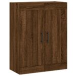 vidaXL Nástenné skrinky 2 ks hnedý dub kompozitné drevo – Obrázok 5