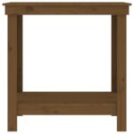vidaXL Pracovná lavica medová 80x50x80 cm masívna borovica – Obrázok 5