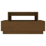 vidaXL Konferenčný stolík medovo-hnedý 80x55x40,5 cm borovicový masív – Obrázok 5