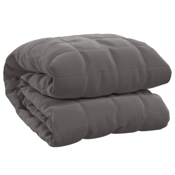 VXL8720845601416_g_en_hd_1.jpg vidaXL Záťažová prikrývka šedá 150x200 cm 11 kg látka – Obrázok 3