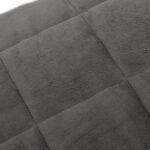 vidaXL Záťažová prikrývka šedá 150x200 cm 11 kg látka – Obrázok 4