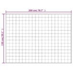 vidaXL Záťažová prikrývka šedá 150x200 cm 11 kg látka – Obrázok 6